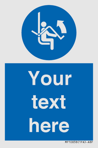 Custom Mandatory: Open safety bar of chairlift